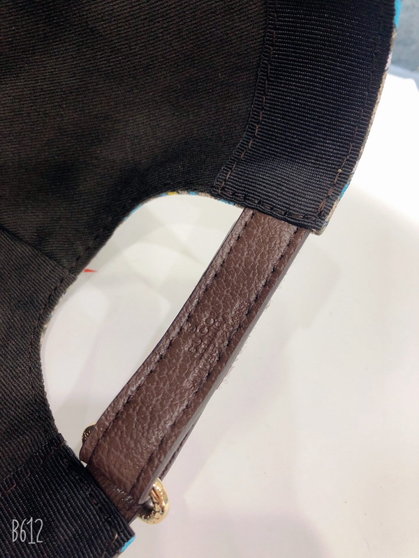 ブランド帽子角部分ディテール